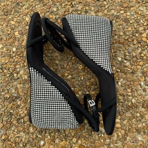 Alexander Wang Dahlia Rhinestone Logo Wedge Sandal